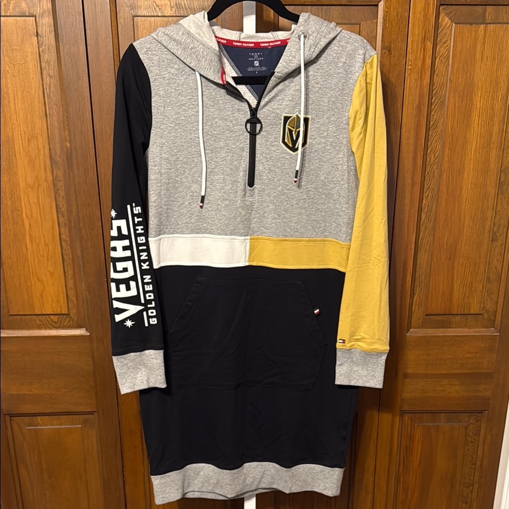 Tommy Hilfiger Vegas Golden Knights Colorblock Sweatshirt Dress